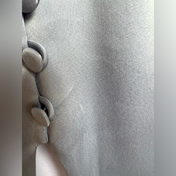 Nanushka Elia Button Down Blue Satin Charmeuse Camisole Size XS - Picture 7 of 15